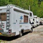 RVs parked in camp ground
