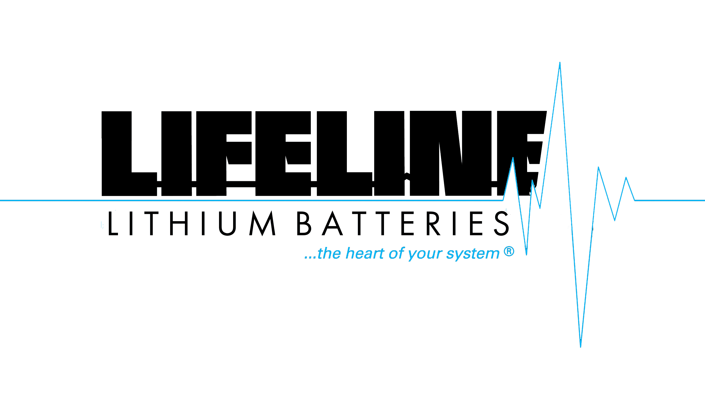 Lifeline Lithium Batteries Outline Black